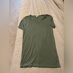 Ribbed T-shirt Dress